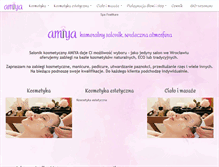 Tablet Screenshot of amiya.com.pl